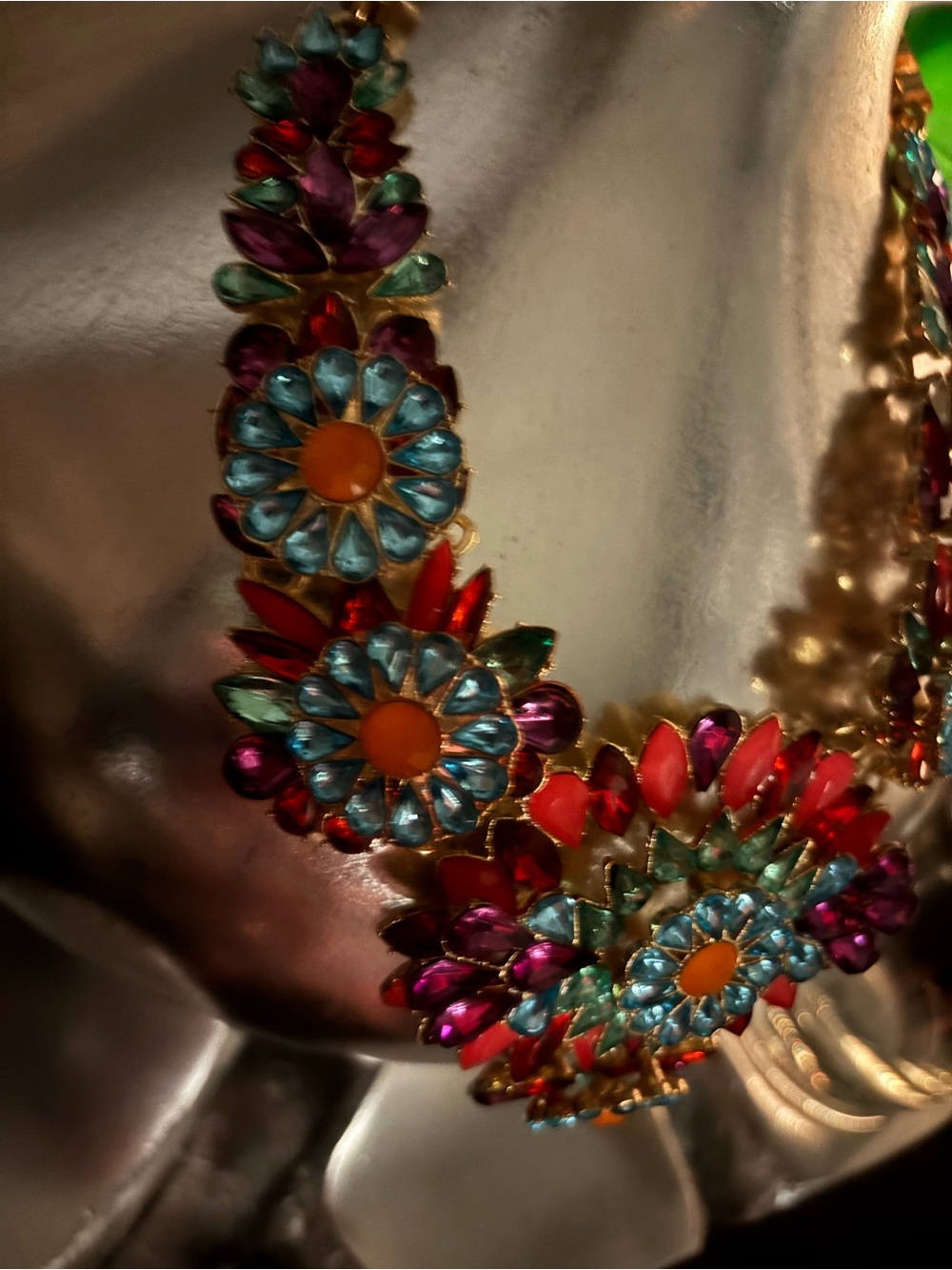 Delicious fabulous statement necklace multicolour